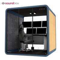 movable silence soundproof vocal isolation recording booth portable