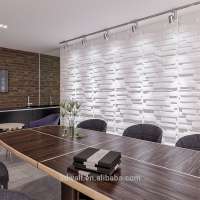 High quality lightweight interior pvc 3d wall board panels