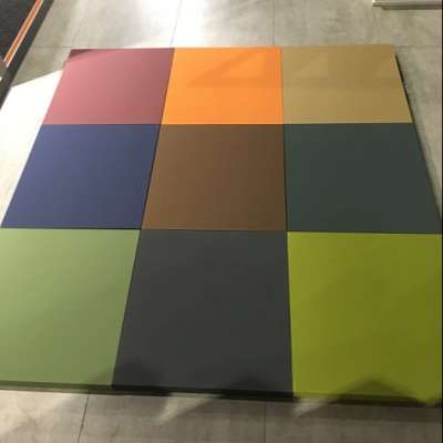 Korea Office False Ceiling Panel Design Fabric Acoustic Panel