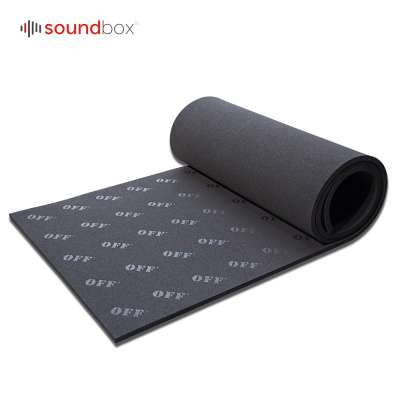 High density rubber vibration damping mat for floor