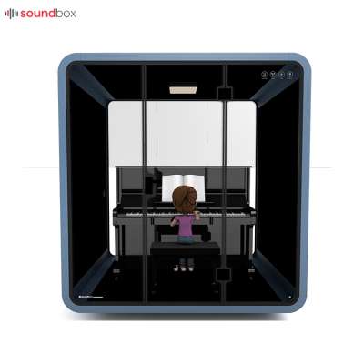 Easy to assemble soundproof studio portable recording booth