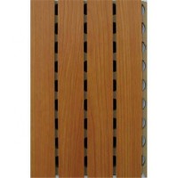 Factory Price Wooden Grooved Sound Absorption Panels For Home Theater